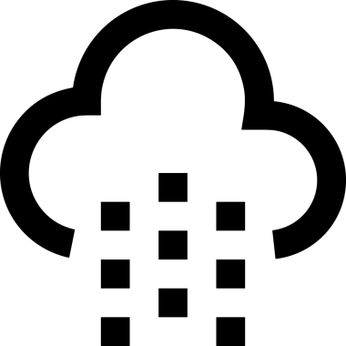 PNG biçiminde bulut depolama simgesi şeffaf arkaplan tasarımı ile dijital sunucu güvenli dosya eşzamanlama sunucu yönetimi ve modern web veya mobil kullanıcı arayüzü uygulamaları için ideal