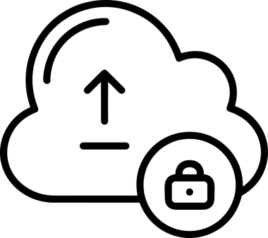 PNG biçiminde bulut depolama simgesi şeffaf arkaplan tasarımı ile dijital sunucu güvenli dosya eşzamanlama sunucu yönetimi ve modern web veya mobil kullanıcı arayüzü uygulamaları için ideal