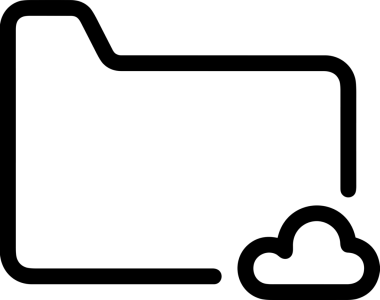 PNG biçiminde bulut depolama simgesi şeffaf arkaplan tasarımı ile dijital sunucu güvenli dosya eşzamanlama sunucu yönetimi ve modern web veya mobil kullanıcı arayüzü uygulamaları için ideal