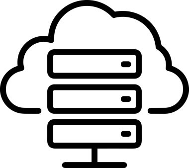 PNG biçiminde bulut depolama simgesi şeffaf arkaplan tasarımı ile dijital sunucu güvenli dosya eşzamanlama sunucu yönetimi ve modern web veya mobil kullanıcı arayüzü uygulamaları için ideal
