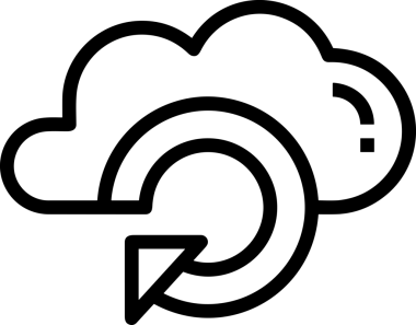 PNG biçiminde bulut depolama simgesi şeffaf arkaplan tasarımı ile dijital sunucu güvenli dosya eşzamanlama sunucu yönetimi ve modern web veya mobil kullanıcı arayüzü uygulamaları için ideal
