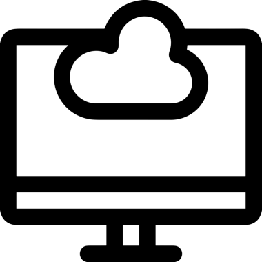 PNG biçiminde bulut depolama simgesi şeffaf arkaplan tasarımı ile dijital sunucu güvenli dosya eşzamanlama sunucu yönetimi ve modern web veya mobil kullanıcı arayüzü uygulamaları için ideal