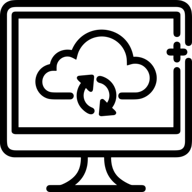 PNG biçiminde bulut depolama simgesi şeffaf arkaplan tasarımı ile dijital sunucu güvenli dosya eşzamanlama sunucu yönetimi ve modern web veya mobil kullanıcı arayüzü uygulamaları için ideal