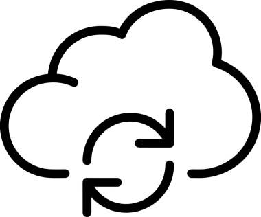 PNG biçiminde bulut depolama simgesi şeffaf arkaplan tasarımı ile dijital sunucu güvenli dosya eşzamanlama sunucu yönetimi ve modern web veya mobil kullanıcı arayüzü uygulamaları için ideal