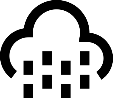 PNG biçiminde bulut depolama simgesi şeffaf arkaplan tasarımı ile dijital sunucu güvenli dosya eşzamanlama sunucu yönetimi ve modern web veya mobil kullanıcı arayüzü uygulamaları için ideal