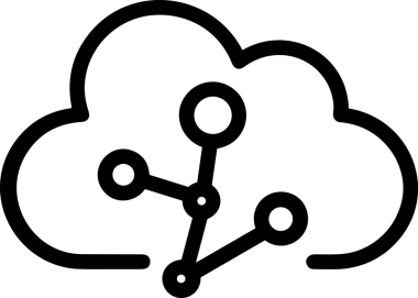 PNG biçiminde bulut depolama simgesi şeffaf arkaplan tasarımı ile dijital sunucu güvenli dosya eşzamanlama sunucu yönetimi ve modern web veya mobil kullanıcı arayüzü uygulamaları için ideal