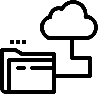 PNG biçiminde bulut depolama simgesi şeffaf arkaplan tasarımı ile dijital sunucu güvenli dosya eşzamanlama sunucu yönetimi ve modern web veya mobil kullanıcı arayüzü uygulamaları için ideal