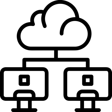 PNG biçiminde bulut depolama simgesi şeffaf arkaplan tasarımı ile dijital sunucu güvenli dosya eşzamanlama sunucu yönetimi ve modern web veya mobil kullanıcı arayüzü uygulamaları için ideal