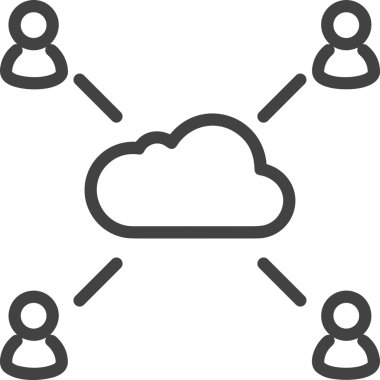 PNG biçiminde bulut depolama simgesi şeffaf arkaplan tasarımı ile dijital sunucu güvenli dosya eşzamanlama sunucu yönetimi ve modern web veya mobil kullanıcı arayüzü uygulamaları için ideal