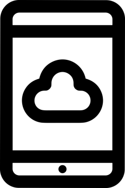 PNG biçiminde bulut depolama simgesi şeffaf arkaplan tasarımı ile dijital sunucu güvenli dosya eşzamanlama sunucu yönetimi ve modern web veya mobil kullanıcı arayüzü uygulamaları için ideal