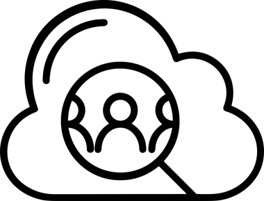 PNG biçiminde bulut depolama simgesi şeffaf arkaplan tasarımı ile dijital sunucu güvenli dosya eşzamanlama sunucu yönetimi ve modern web veya mobil kullanıcı arayüzü uygulamaları için ideal