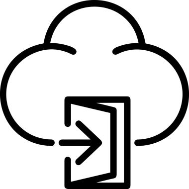 PNG biçiminde bulut depolama simgesi şeffaf arkaplan tasarımı ile dijital sunucu güvenli dosya eşzamanlama sunucu yönetimi ve modern web veya mobil kullanıcı arayüzü uygulamaları için ideal