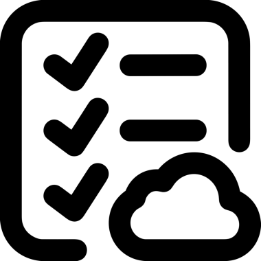 PNG biçiminde bulut depolama simgesi şeffaf arkaplan tasarımı ile dijital sunucu güvenli dosya eşzamanlama sunucu yönetimi ve modern web veya mobil kullanıcı arayüzü uygulamaları için ideal