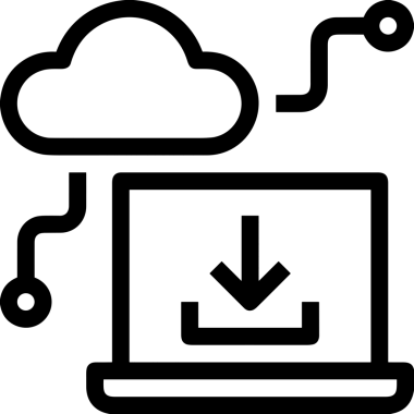PNG biçiminde bulut depolama simgesi şeffaf arkaplan tasarımı ile dijital sunucu güvenli dosya eşzamanlama sunucu yönetimi ve modern web veya mobil kullanıcı arayüzü uygulamaları için ideal