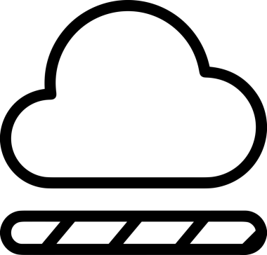 PNG biçiminde bulut depolama simgesi şeffaf arkaplan tasarımı ile dijital sunucu güvenli dosya eşzamanlama sunucu yönetimi ve modern web veya mobil kullanıcı arayüzü uygulamaları için ideal