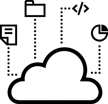 PNG biçiminde bulut depolama simgesi şeffaf arkaplan tasarımı ile dijital sunucu güvenli dosya eşzamanlama sunucu yönetimi ve modern web veya mobil kullanıcı arayüzü uygulamaları için ideal
