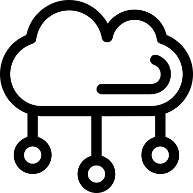 PNG biçiminde bulut depolama simgesi şeffaf arkaplan tasarımı ile dijital sunucu güvenli dosya eşzamanlama sunucu yönetimi ve modern web veya mobil kullanıcı arayüzü uygulamaları için ideal
