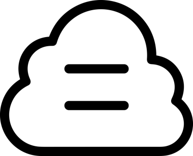 PNG biçiminde bulut depolama simgesi şeffaf arkaplan tasarımı ile dijital sunucu güvenli dosya eşzamanlama sunucu yönetimi ve modern web veya mobil kullanıcı arayüzü uygulamaları için ideal