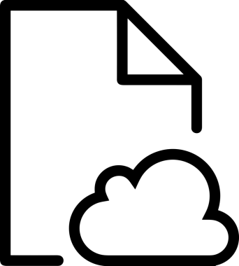 PNG biçiminde bulut depolama simgesi şeffaf arkaplan tasarımı ile dijital sunucu güvenli dosya eşzamanlama sunucu yönetimi ve modern web veya mobil kullanıcı arayüzü uygulamaları için ideal