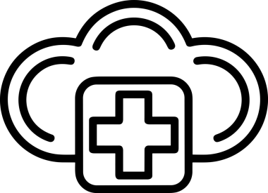 PNG biçiminde bulut depolama simgesi şeffaf arkaplan tasarımı ile dijital sunucu güvenli dosya eşzamanlama sunucu yönetimi ve modern web veya mobil kullanıcı arayüzü uygulamaları için ideal