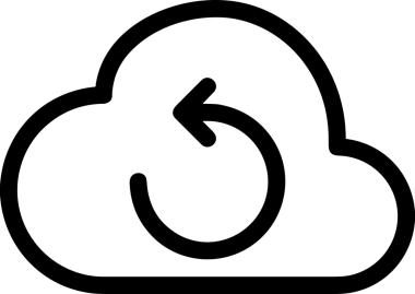 PNG biçiminde bulut depolama simgesi şeffaf arkaplan tasarımı ile dijital sunucu güvenli dosya eşzamanlama sunucu yönetimi ve modern web veya mobil kullanıcı arayüzü uygulamaları için ideal