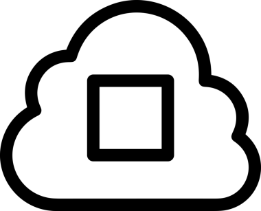 PNG biçiminde bulut depolama simgesi şeffaf arkaplan tasarımı ile dijital sunucu güvenli dosya eşzamanlama sunucu yönetimi ve modern web veya mobil kullanıcı arayüzü uygulamaları için ideal