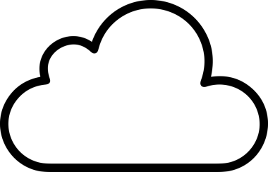 PNG biçiminde bulut depolama simgesi şeffaf arkaplan tasarımı ile dijital sunucu güvenli dosya eşzamanlama sunucu yönetimi ve modern web veya mobil kullanıcı arayüzü uygulamaları için ideal