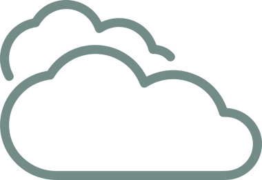 PNG biçiminde bulut depolama simgesi şeffaf arkaplan tasarımı ile dijital sunucu güvenli dosya eşzamanlama sunucu yönetimi ve modern web veya mobil kullanıcı arayüzü uygulamaları için ideal