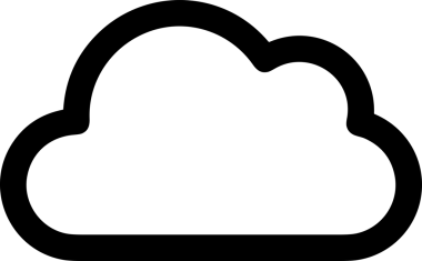 PNG biçiminde bulut depolama simgesi şeffaf arkaplan tasarımı ile dijital sunucu güvenli dosya eşzamanlama sunucu yönetimi ve modern web veya mobil kullanıcı arayüzü uygulamaları için ideal