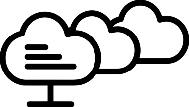 PNG biçiminde bulut depolama simgesi şeffaf arkaplan tasarımı ile dijital sunucu güvenli dosya eşzamanlama sunucu yönetimi ve modern web veya mobil kullanıcı arayüzü uygulamaları için ideal