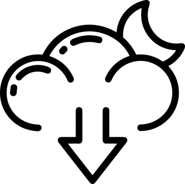 PNG biçiminde bulut depolama simgesi şeffaf arkaplan tasarımı ile dijital sunucu güvenli dosya eşzamanlama sunucu yönetimi ve modern web veya mobil kullanıcı arayüzü uygulamaları için ideal