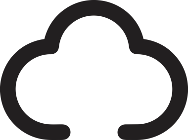 PNG biçiminde bulut depolama simgesi şeffaf arkaplan tasarımı ile dijital sunucu güvenli dosya eşzamanlama sunucu yönetimi ve modern web veya mobil kullanıcı arayüzü uygulamaları için ideal