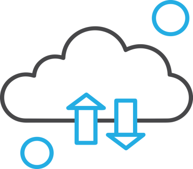 PNG biçiminde bulut depolama simgesi şeffaf arkaplan tasarımı ile dijital sunucu güvenli dosya eşzamanlama sunucu yönetimi ve modern web veya mobil kullanıcı arayüzü uygulamaları için ideal