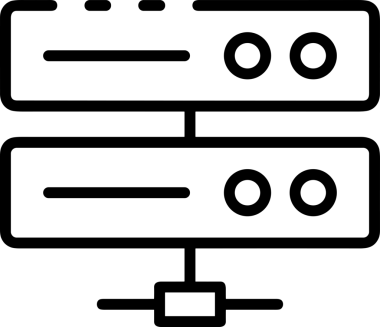 PNG biçiminde bulut depolama simgesi şeffaf arkaplan tasarımı ile dijital sunucu güvenli dosya eşzamanlama sunucu yönetimi ve modern web veya mobil kullanıcı arayüzü uygulamaları için ideal