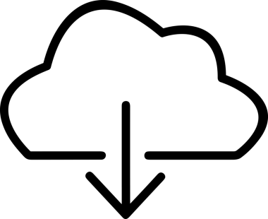 PNG biçiminde bulut depolama simgesi şeffaf arkaplan tasarımı ile dijital sunucu güvenli dosya eşzamanlama sunucu yönetimi ve modern web veya mobil kullanıcı arayüzü uygulamaları için ideal