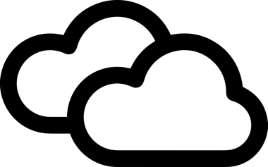PNG biçiminde bulut depolama simgesi şeffaf arkaplan tasarımı ile dijital sunucu güvenli dosya eşzamanlama sunucu yönetimi ve modern web veya mobil kullanıcı arayüzü uygulamaları için ideal