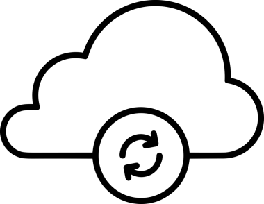 PNG biçiminde bulut depolama simgesi şeffaf arkaplan tasarımı ile dijital sunucu güvenli dosya eşzamanlama sunucu yönetimi ve modern web veya mobil kullanıcı arayüzü uygulamaları için ideal