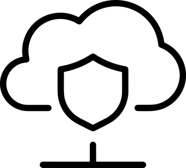 PNG biçiminde bulut depolama simgesi şeffaf arkaplan tasarımı ile dijital sunucu güvenli dosya eşzamanlama sunucu yönetimi ve modern web veya mobil kullanıcı arayüzü uygulamaları için ideal