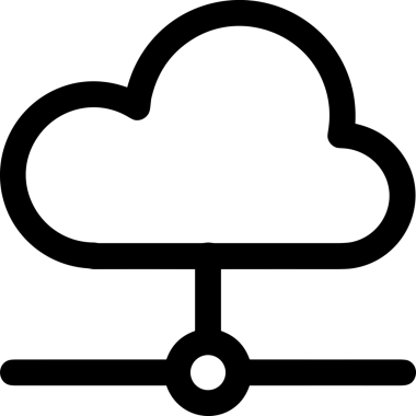 PNG biçiminde bulut depolama simgesi şeffaf arkaplan tasarımı ile dijital sunucu güvenli dosya eşzamanlama sunucu yönetimi ve modern web veya mobil kullanıcı arayüzü uygulamaları için ideal