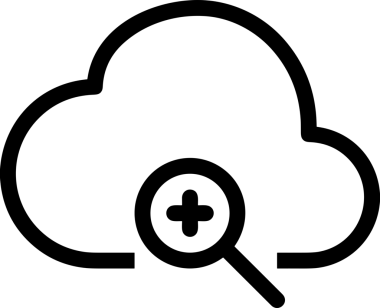 PNG biçiminde bulut depolama simgesi şeffaf arkaplan tasarımı ile dijital sunucu güvenli dosya eşzamanlama sunucu yönetimi ve modern web veya mobil kullanıcı arayüzü uygulamaları için ideal