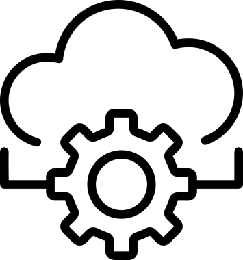 PNG biçiminde bulut depolama simgesi şeffaf arkaplan tasarımı ile dijital sunucu güvenli dosya eşzamanlama sunucu yönetimi ve modern web veya mobil kullanıcı arayüzü uygulamaları için ideal