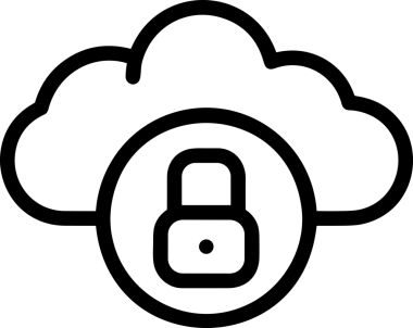 PNG biçiminde bulut depolama simgesi şeffaf arkaplan tasarımı ile dijital sunucu güvenli dosya eşzamanlama sunucu yönetimi ve modern web veya mobil kullanıcı arayüzü uygulamaları için ideal