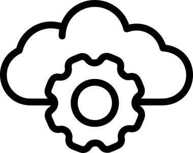 PNG biçiminde bulut depolama simgesi şeffaf arkaplan tasarımı ile dijital sunucu güvenli dosya eşzamanlama sunucu yönetimi ve modern web veya mobil kullanıcı arayüzü uygulamaları için ideal