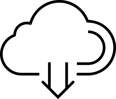 PNG biçiminde bulut depolama simgesi şeffaf arkaplan tasarımı ile dijital sunucu güvenli dosya eşzamanlama sunucu yönetimi ve modern web veya mobil kullanıcı arayüzü uygulamaları için ideal