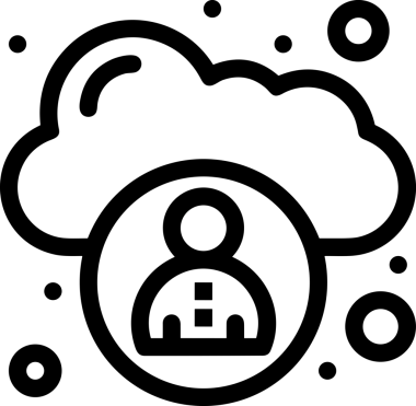 PNG biçiminde bulut depolama simgesi şeffaf arkaplan tasarımı ile dijital sunucu güvenli dosya eşzamanlama sunucu yönetimi ve modern web veya mobil kullanıcı arayüzü uygulamaları için ideal
