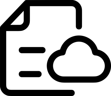 PNG biçiminde bulut depolama simgesi şeffaf arkaplan tasarımı ile dijital sunucu güvenli dosya eşzamanlama sunucu yönetimi ve modern web veya mobil kullanıcı arayüzü uygulamaları için ideal