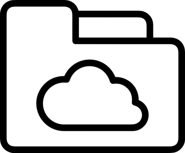 PNG biçiminde bulut depolama simgesi şeffaf arkaplan tasarımı ile dijital sunucu güvenli dosya eşzamanlama sunucu yönetimi ve modern web veya mobil kullanıcı arayüzü uygulamaları için ideal