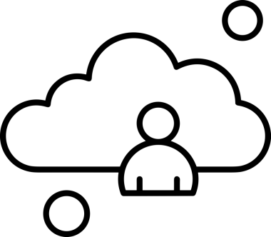 PNG biçiminde bulut depolama simgesi şeffaf arkaplan tasarımı ile dijital sunucu güvenli dosya eşzamanlama sunucu yönetimi ve modern web veya mobil kullanıcı arayüzü uygulamaları için ideal