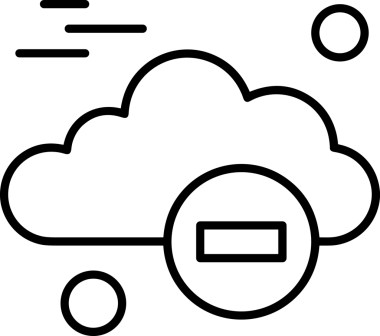 PNG biçiminde bulut depolama simgesi şeffaf arkaplan tasarımı ile dijital sunucu güvenli dosya eşzamanlama sunucu yönetimi ve modern web veya mobil kullanıcı arayüzü uygulamaları için ideal