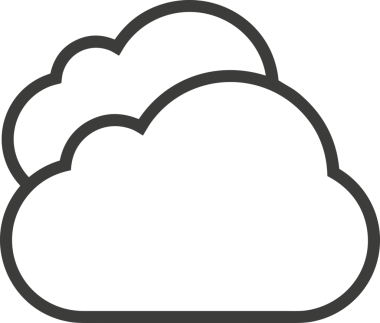 PNG biçiminde bulut depolama simgesi şeffaf arkaplan tasarımı ile dijital sunucu güvenli dosya eşzamanlama sunucu yönetimi ve modern web veya mobil kullanıcı arayüzü uygulamaları için ideal